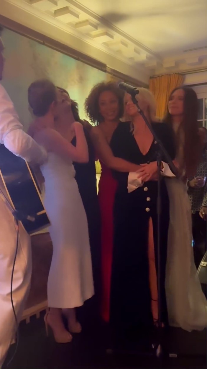 The Spice Girls performed their hit Mama at Victoria's recent 50th birthday party