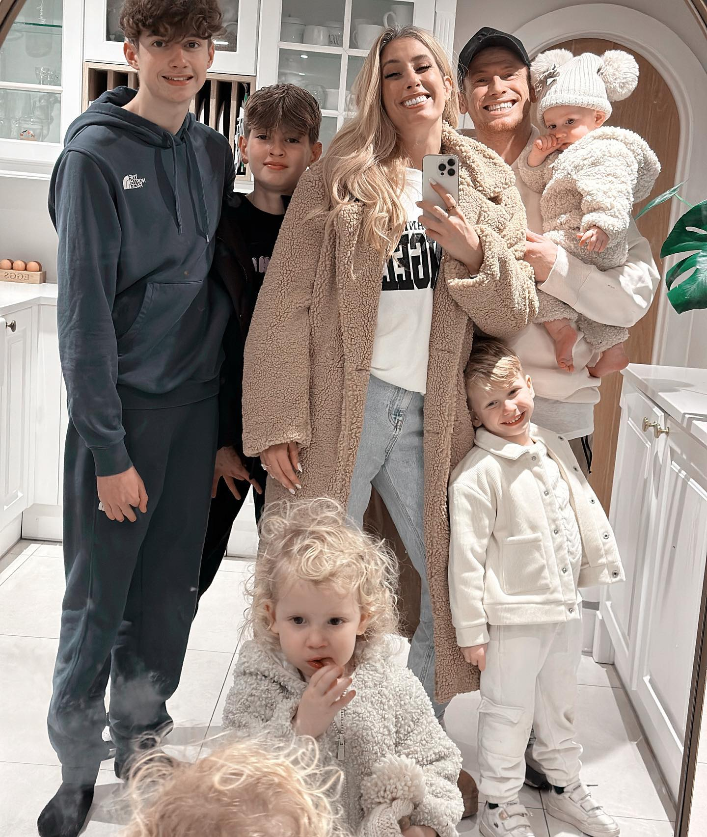 Stacey Solomon shared how her kitchen had become messy over the holidays