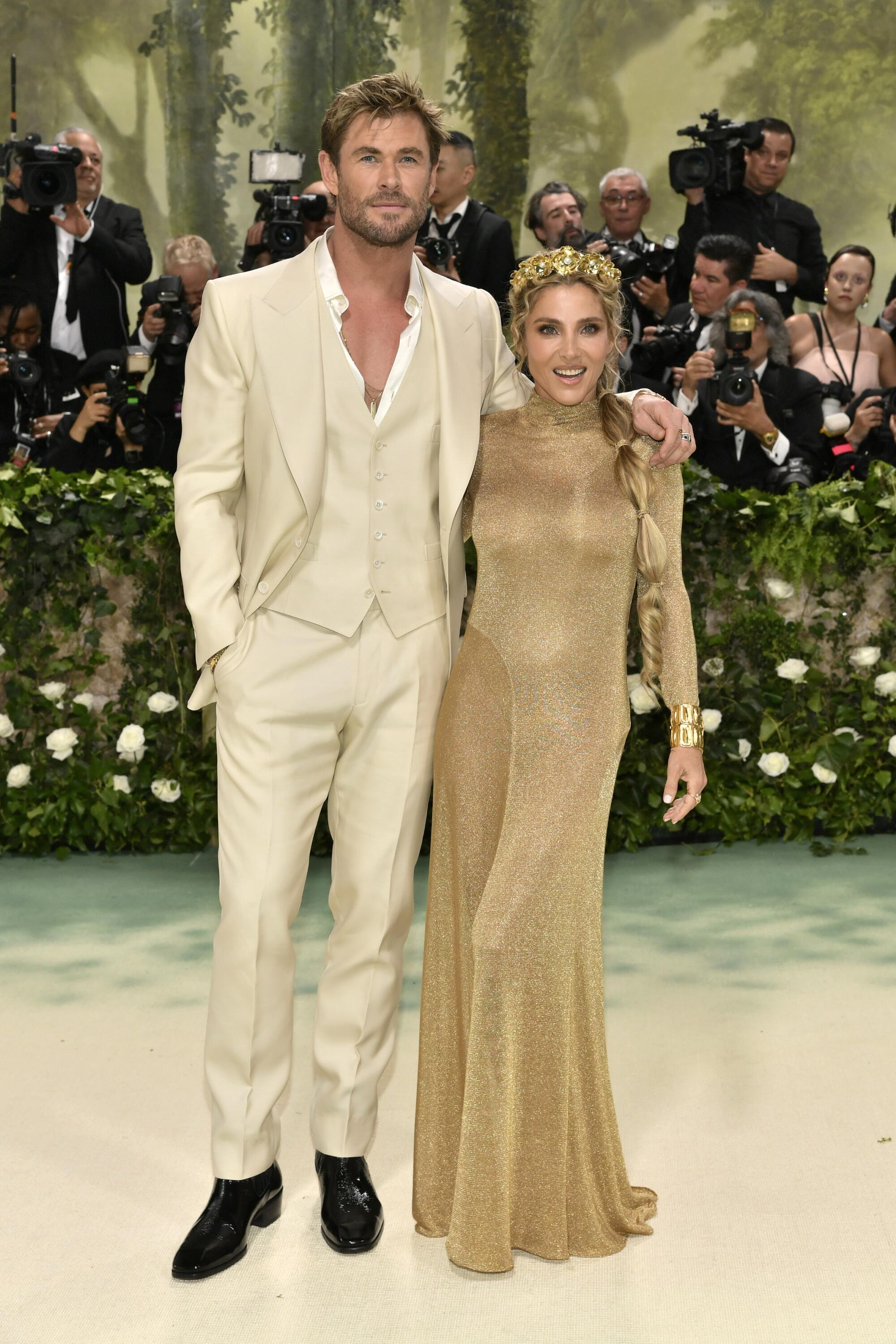 Chris Hemsworth and Elsa Pataky.