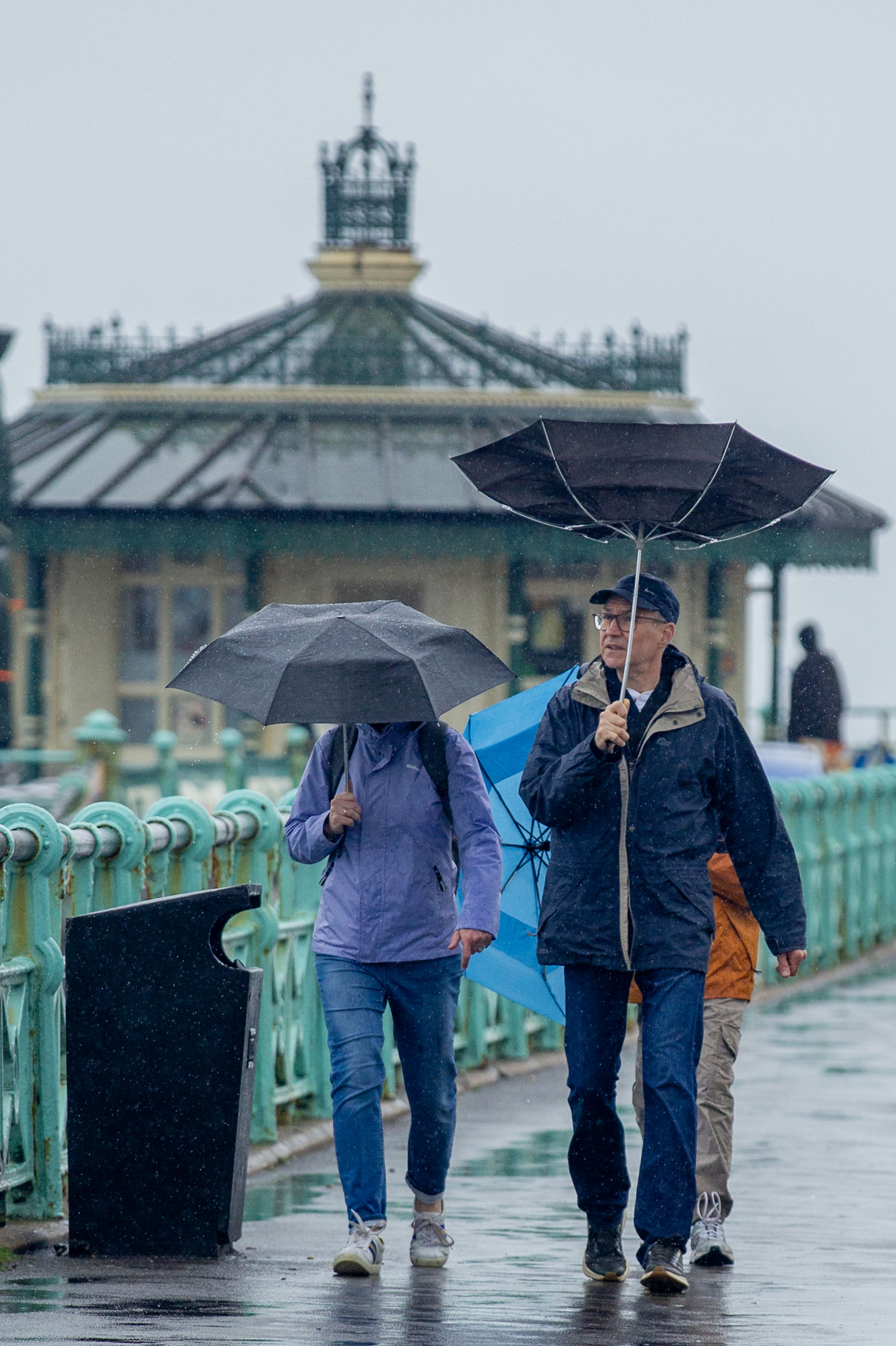 Heavy rain is on the way for parts of the UK - just like how it drenched Brighton yesterday