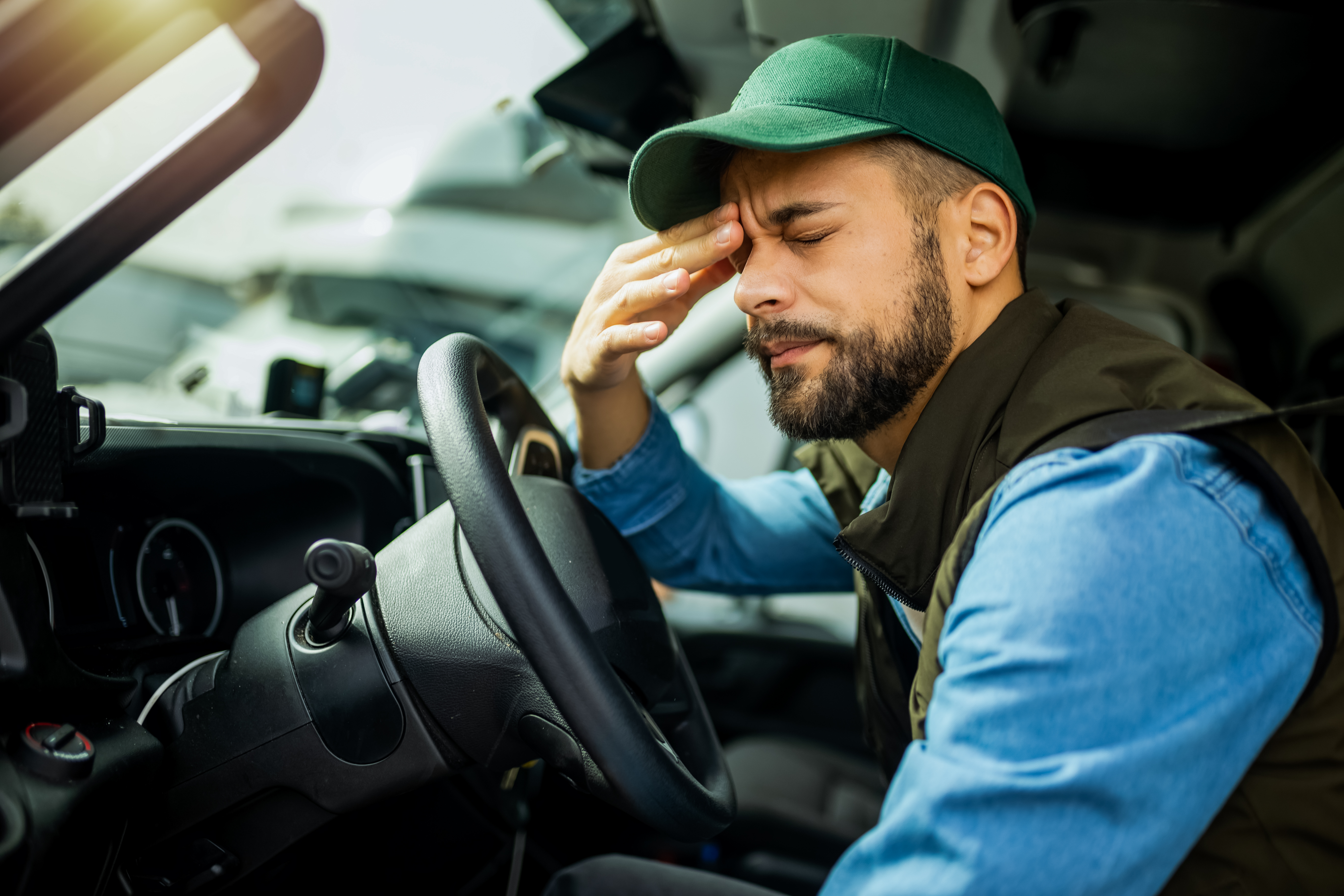 White van men are four times more prone to anxiety and depression than the average person, a survey has found