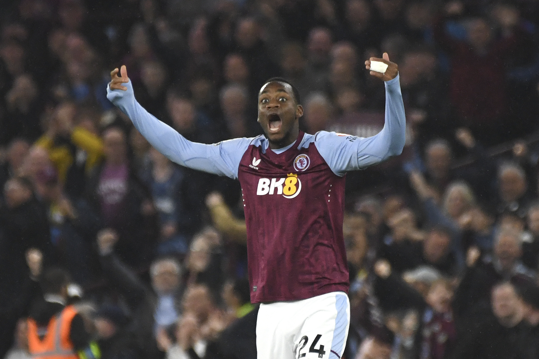 Aston Villa’s Jhon Duran stunned Liverpool last night as his side snatched a draw