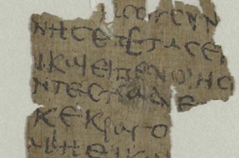 A papyrus fragment, dating from the 4th to 5th century, was recently deciphered after being stored for decades in a university library in Hamburg, Germany. It has been identified by researchers as the earliest surviving writings about Jesus Christ's childhood. Photo courtesy of Staats- und Universitätsbibliothek Hamburg/Public Domain Mark 1.0