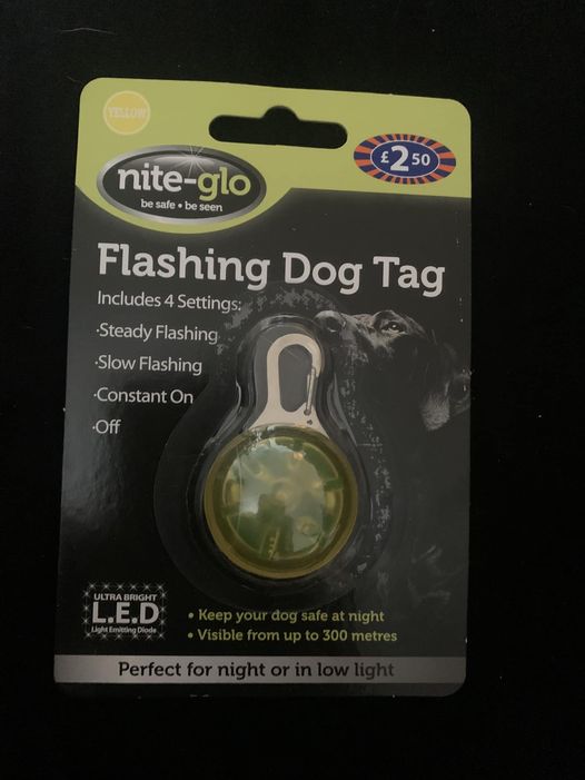 The flashing dog tag has sent shoppers wild with its low price