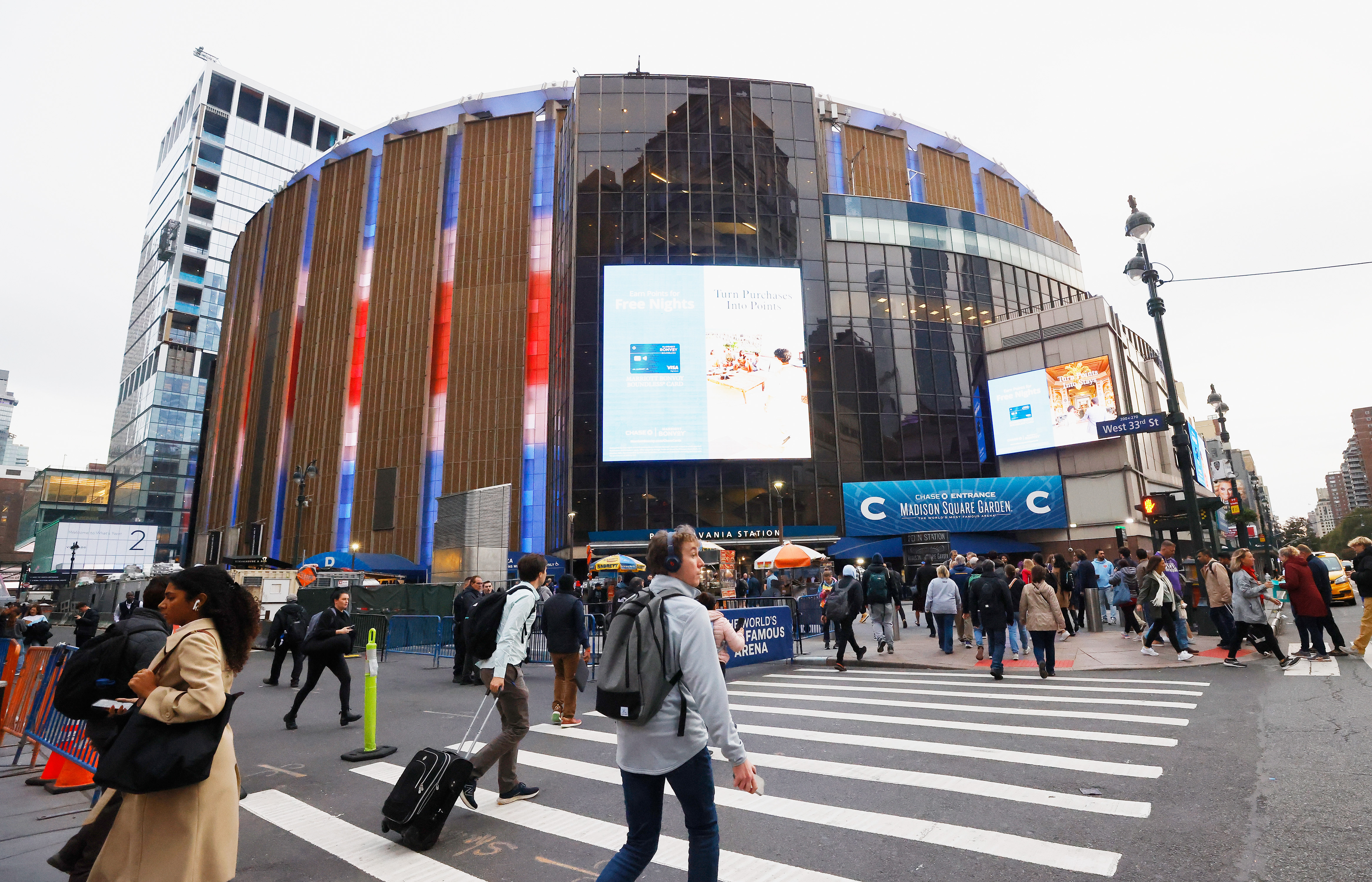 The Theatre inside Madison Square Garden plays host