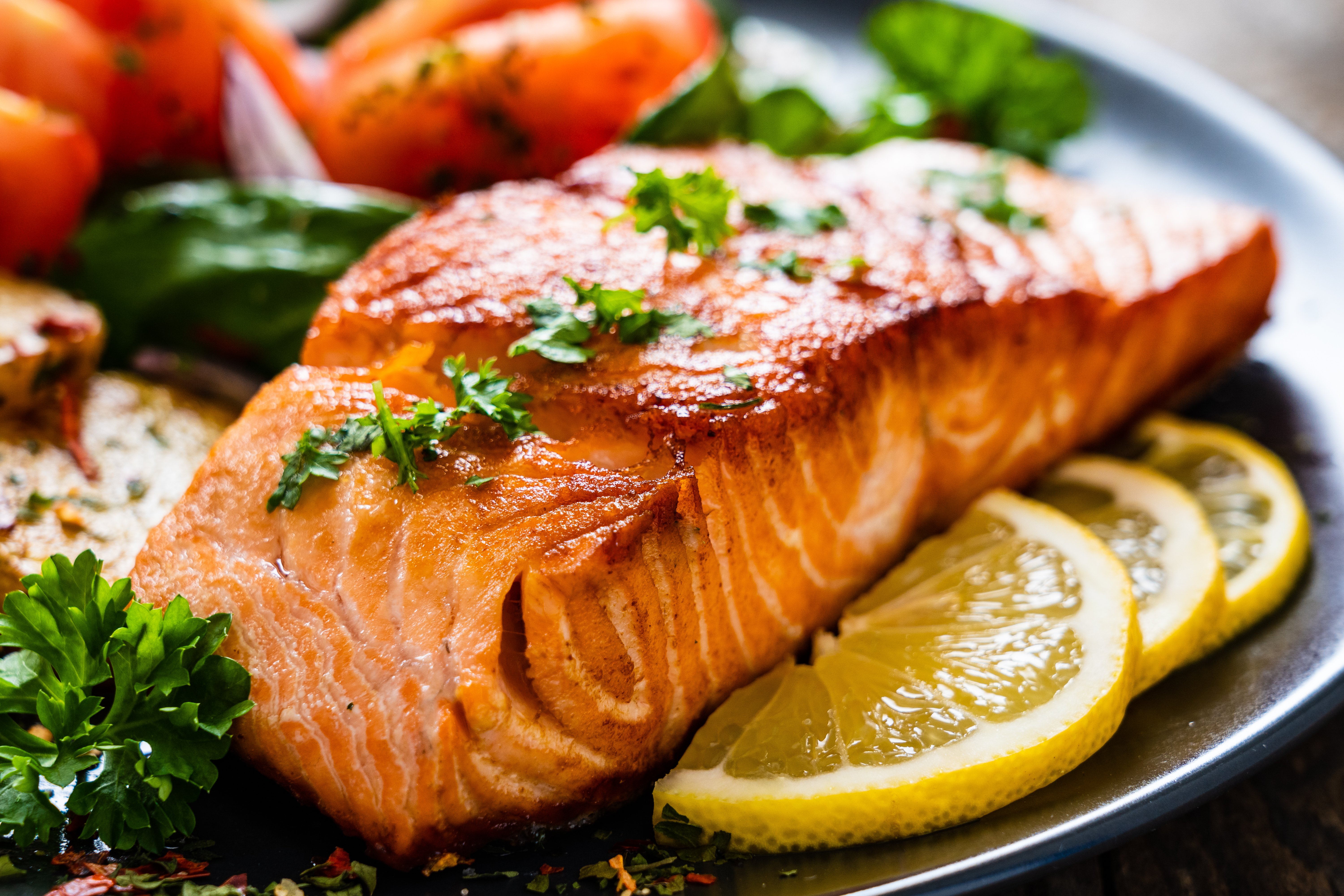 Fresh fish is a good idea, especially as the Mediterranean diet is known to be particularly healthy