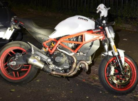 Met Police yesterday released a pic of the stolen motorbike used in the shooting