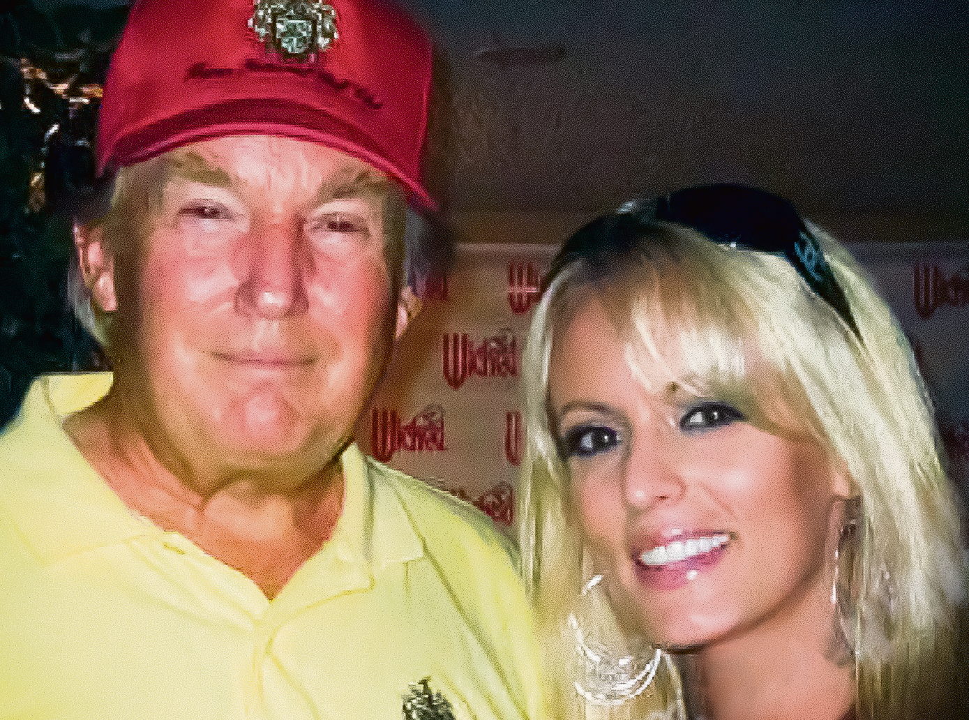 Trump with Daniels around the time of the falsified business records