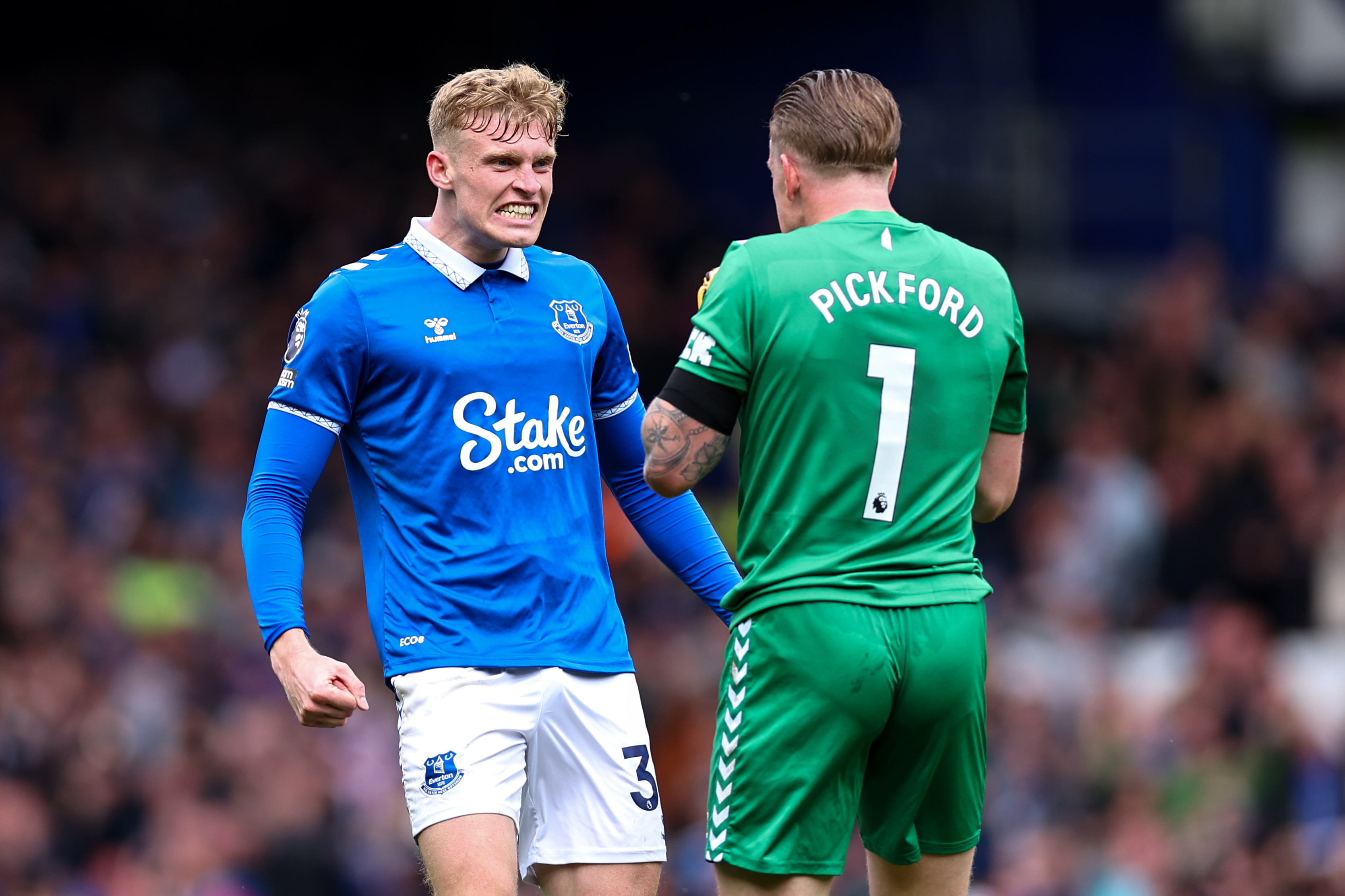 Both Branthwaite and Pickford could leave Everton