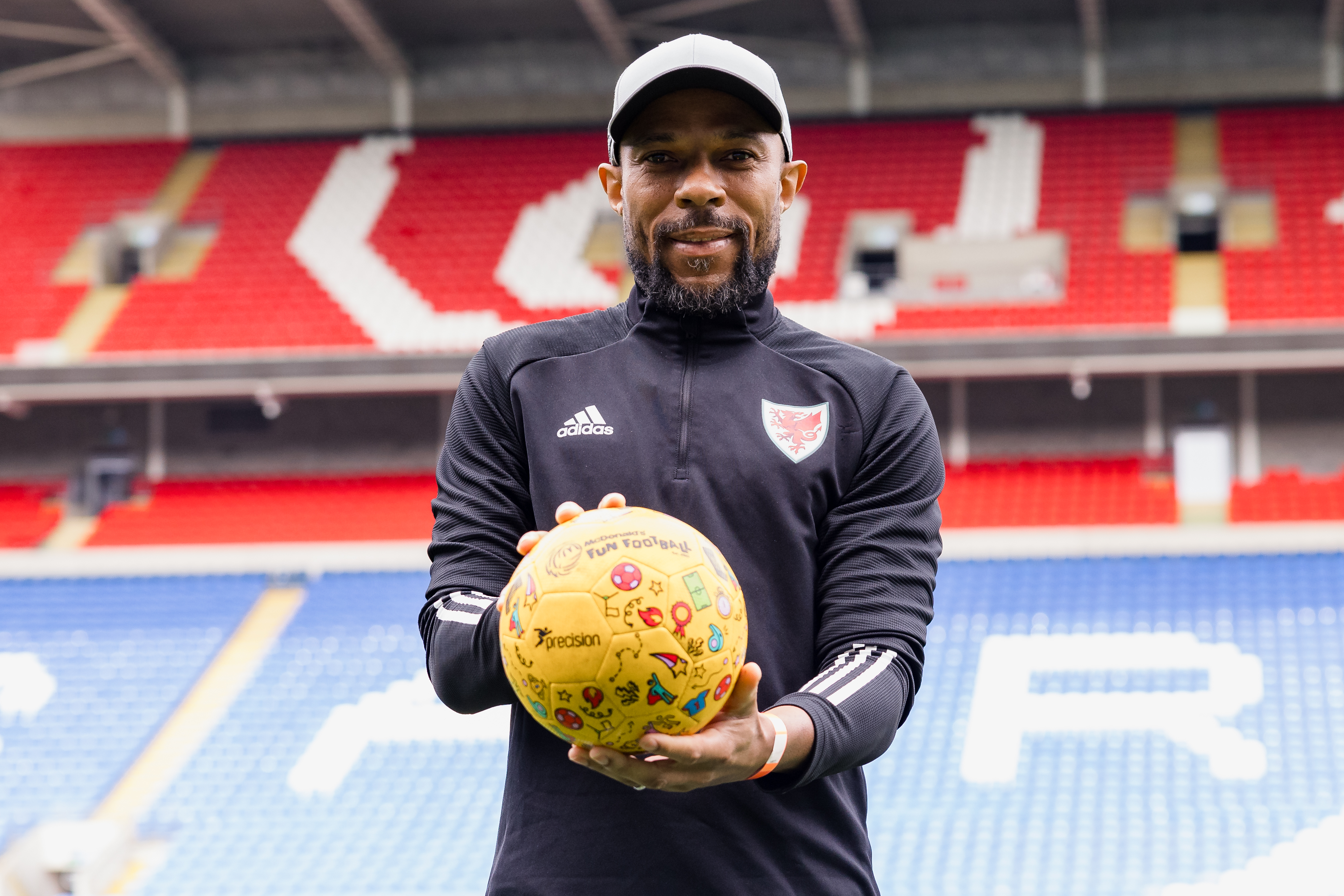 Danny Gabbidon is a McDonalds Fun Football ambassador