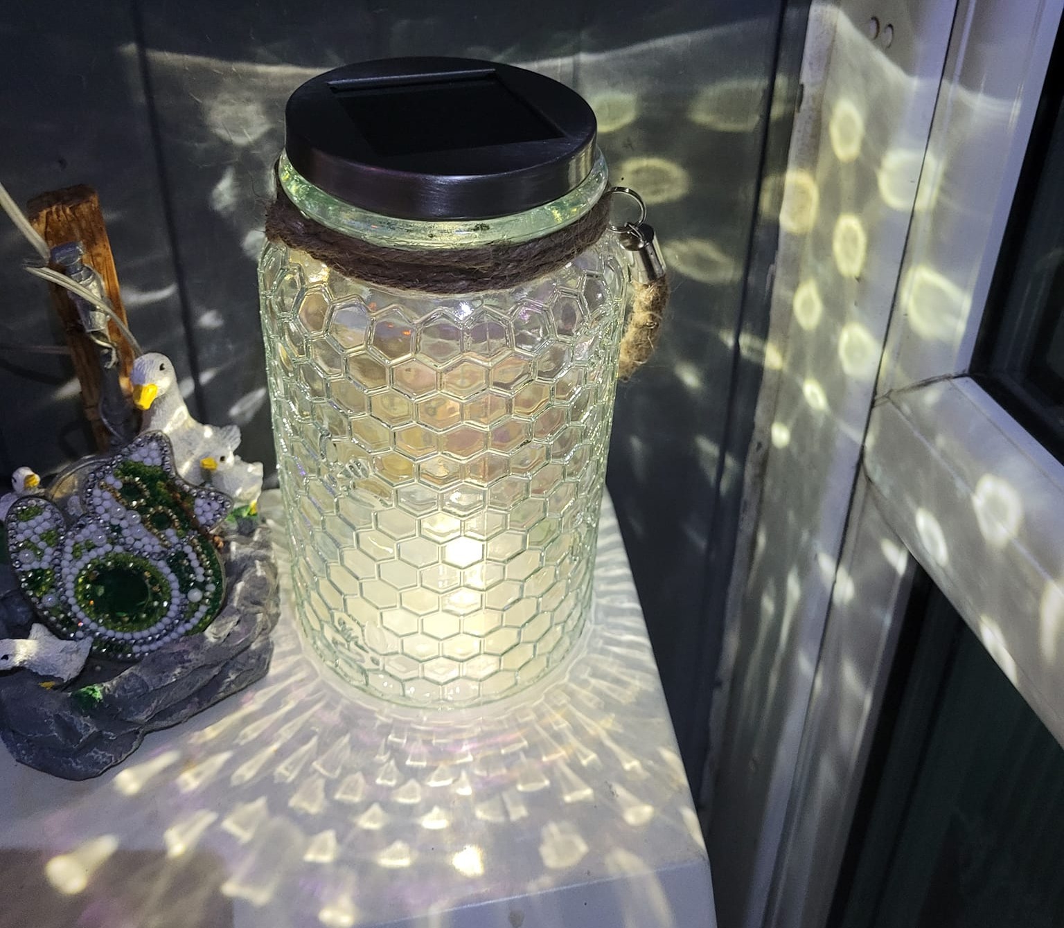 They automatically light up at night, adding the perfect touch to your garden