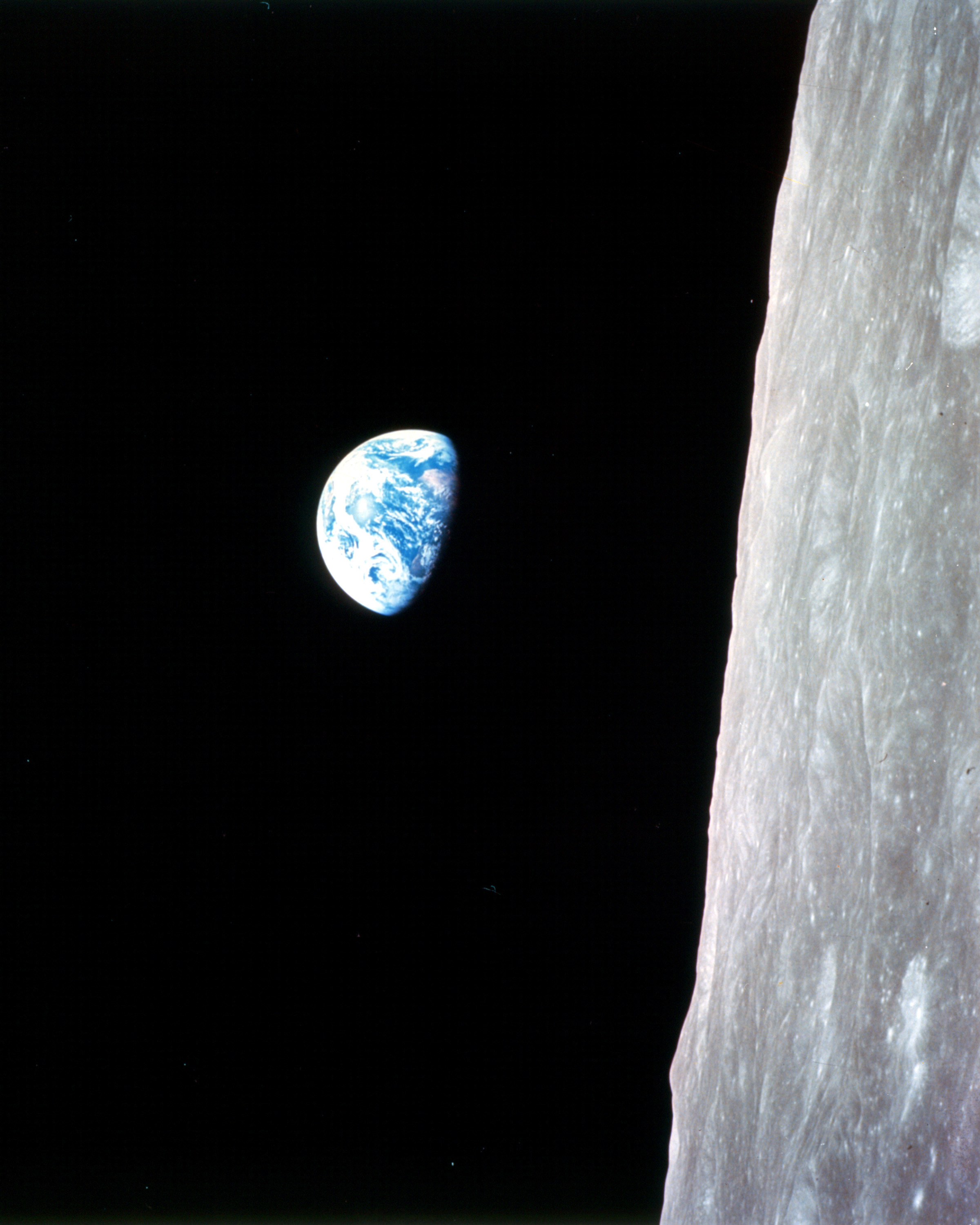 Anders took the infamous photo "Earthrise" while exploring the far side of side of the moon