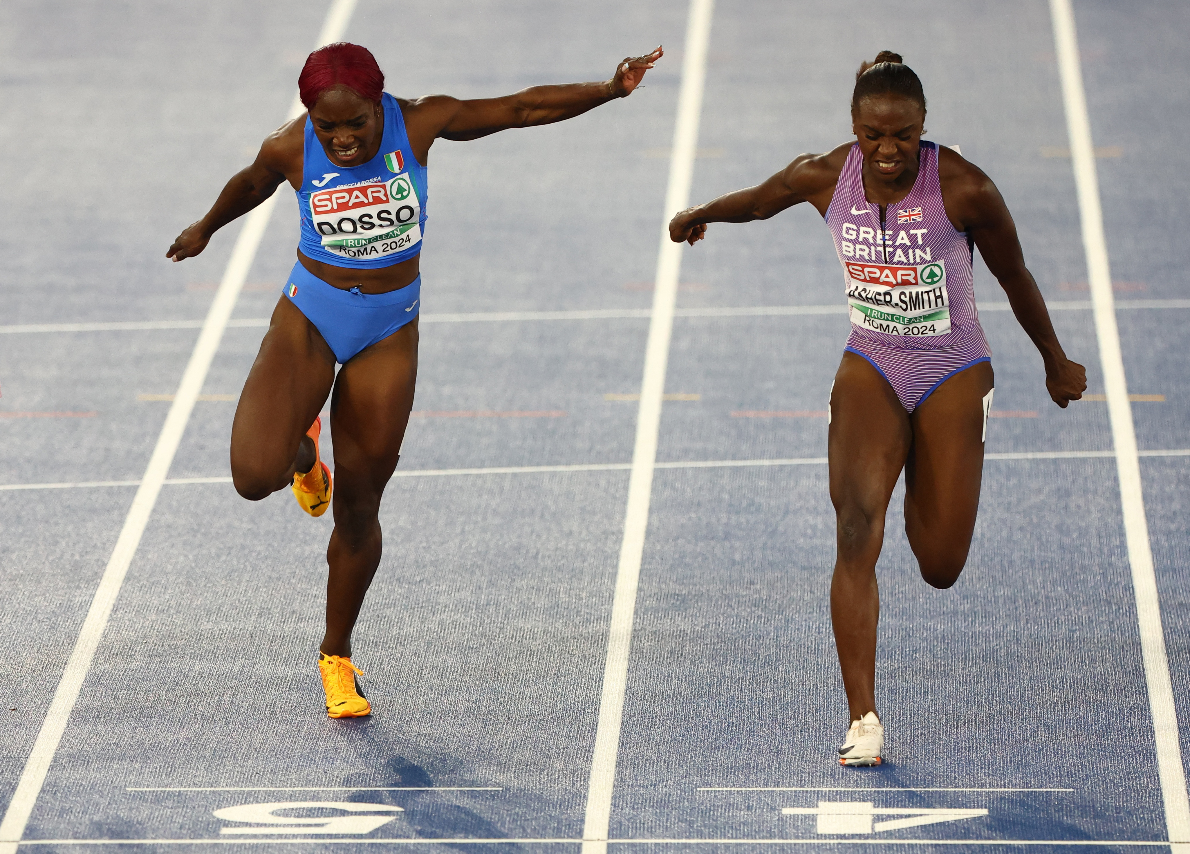 The Team GB star recaptured the women’s 100m crown