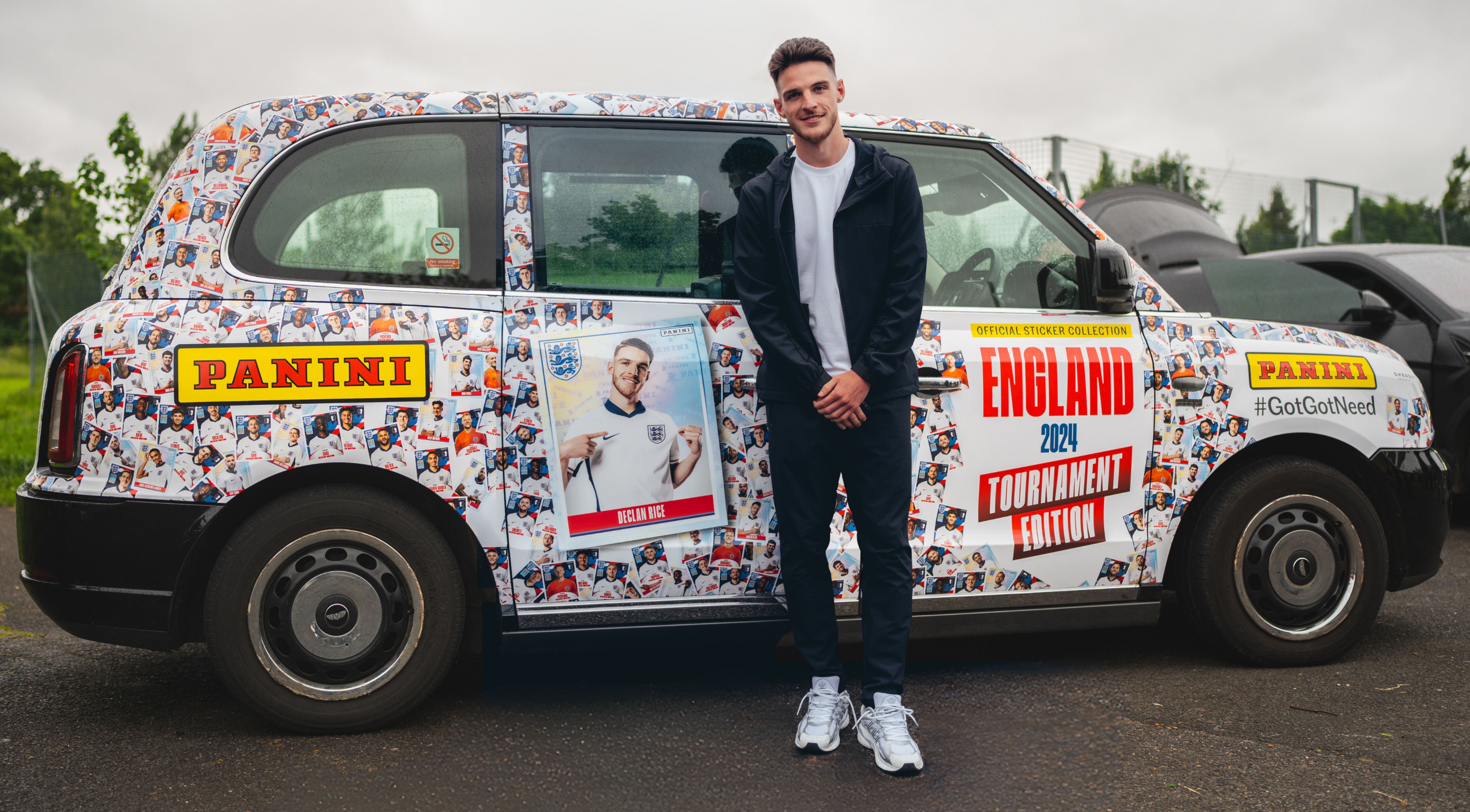 Declan Rice is an ambassador for Panini