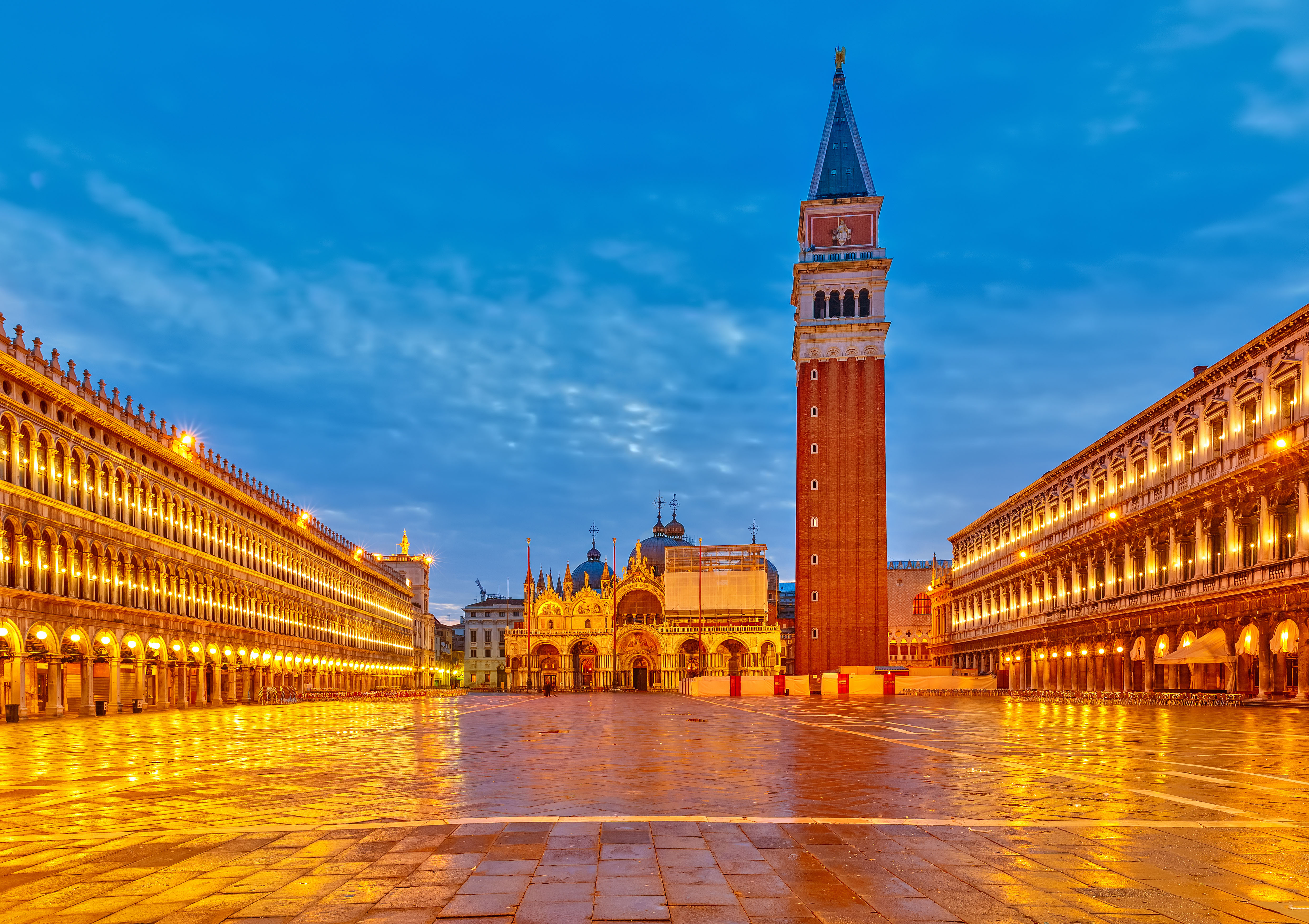 It has been compared to Saint Mark's Square in Venice