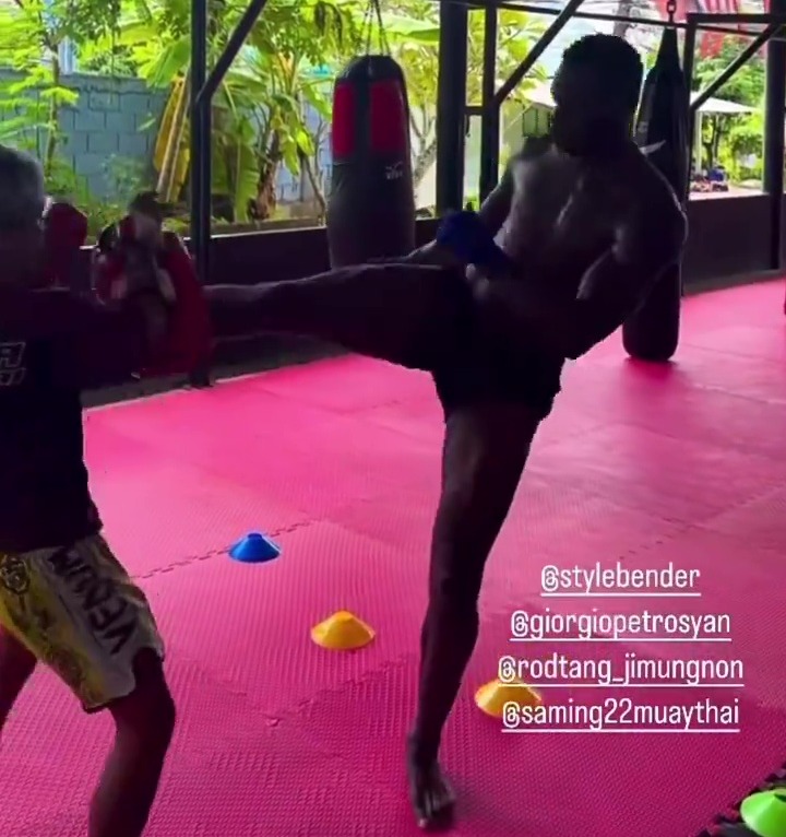 He even appeared to call out UFC legend Israel Adesanya in one video