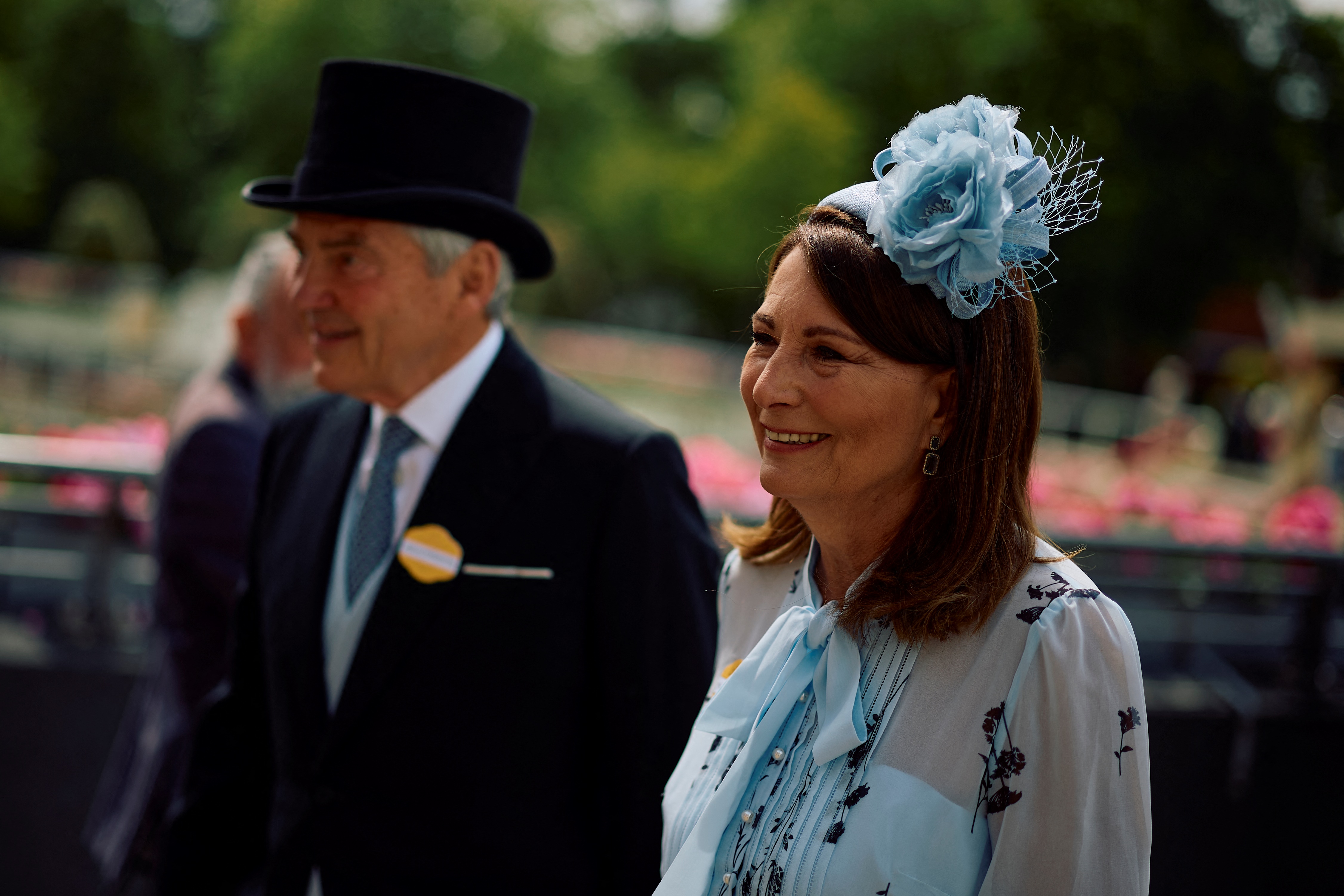 Carole Middleton and Michael Middleton arrived at Royal Ascot together