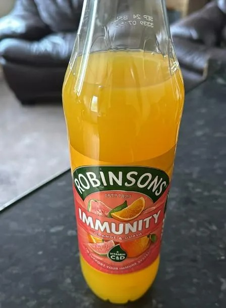 The variety store chain has slashed its prices on 750ml bottles of Robinsons Immunity Orange & Guava Squash