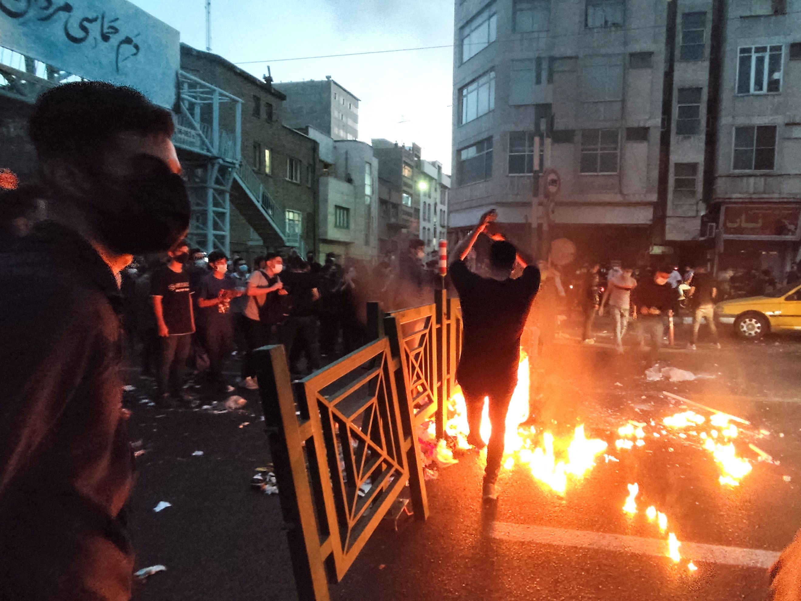 Brave demonstrators take to the streets of Tehran over Mahsa Amini's death