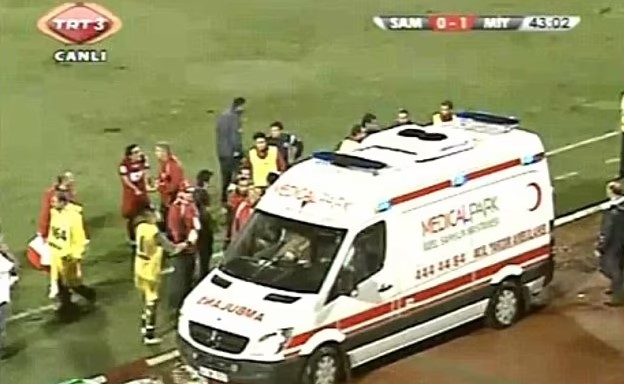 Turkish football manager Yuksel Yesilova was stabbed six times on the touchline by his brother in 2010