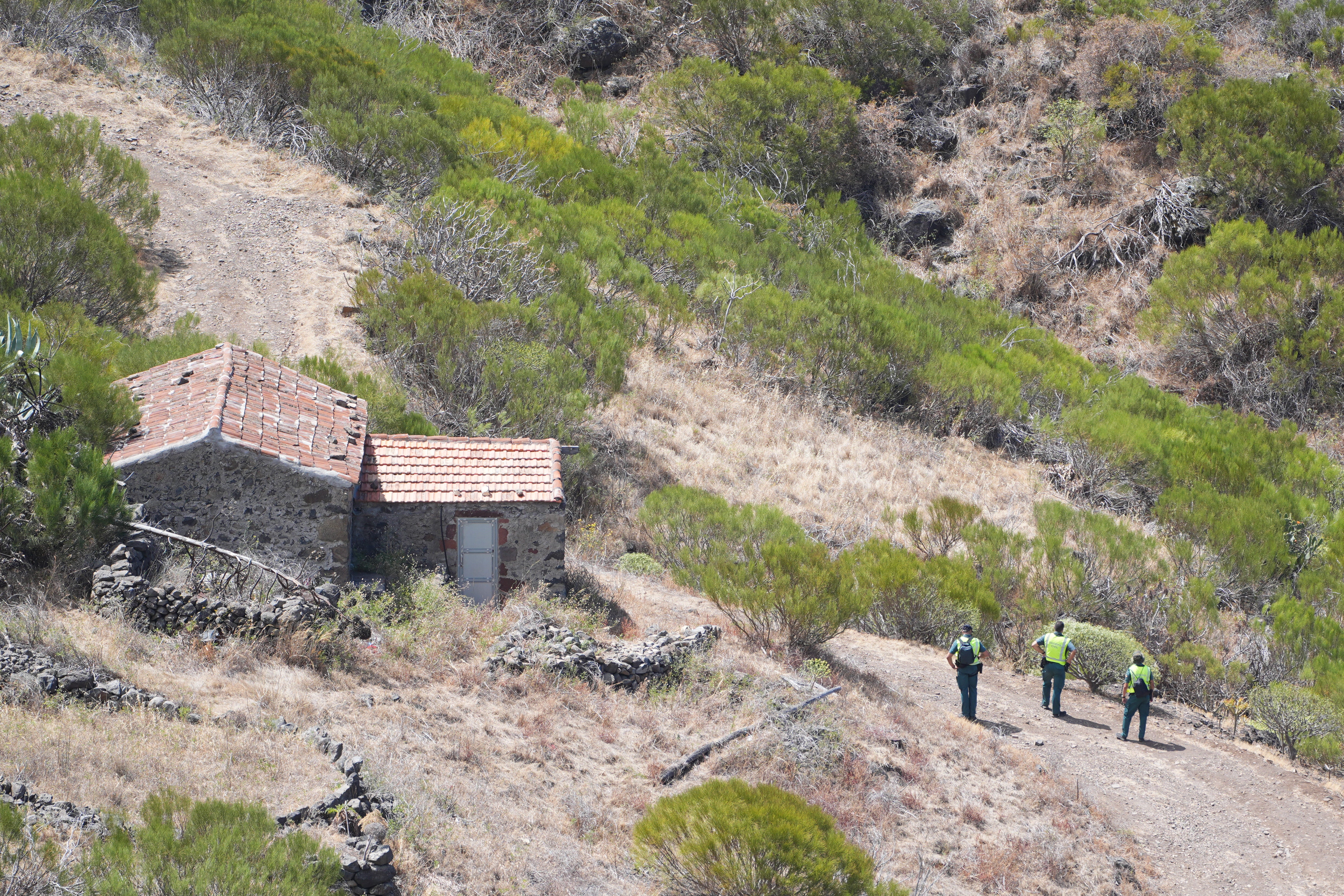 Search and rescue are scouring several outbuildings near Jay's last known location