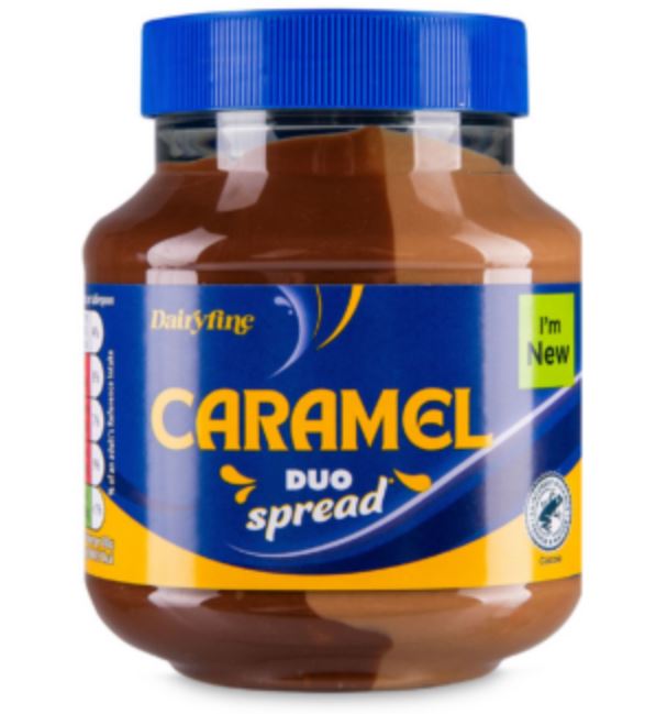 The Caramel Spread incorporates creamy milk chocolate, delicately swirled with luscious caramel