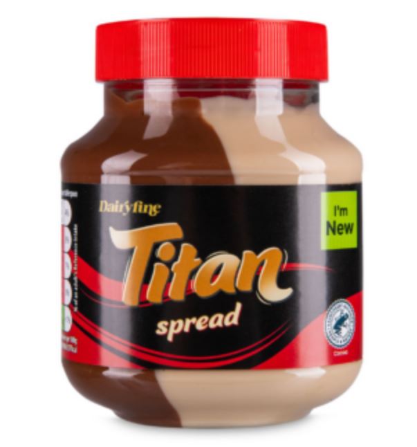 The Titan Spread looks and tastes like a Mars bar