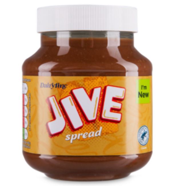 Aldi's Dairyfine Jive Spread boasts similarities to the popular Twix bar