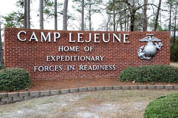 The U.S. Marine Corps Camp Lejeune base in North Carolina is one of five military installations to be wholly powered by renewable energy from two Duke Energy solar arrays under construction in South Carolina and expected to be operations in September 2026. Photo courtesy of U.S. Marine Corps