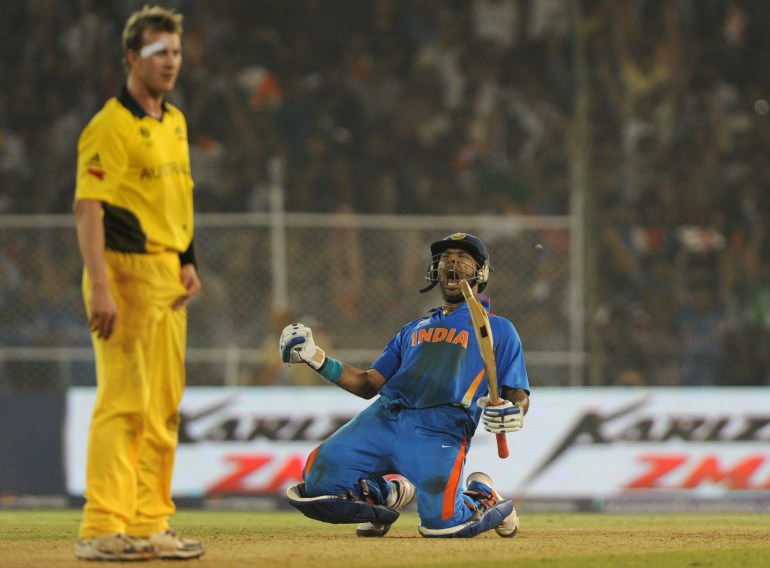 Yuvraj brett lee 