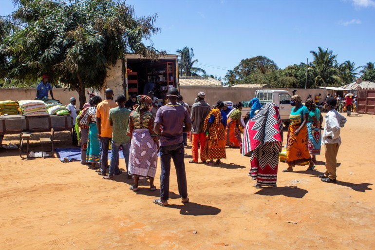 Displaced people in Mozambique