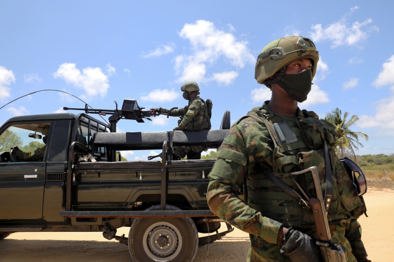 Soldiers in Mozambique