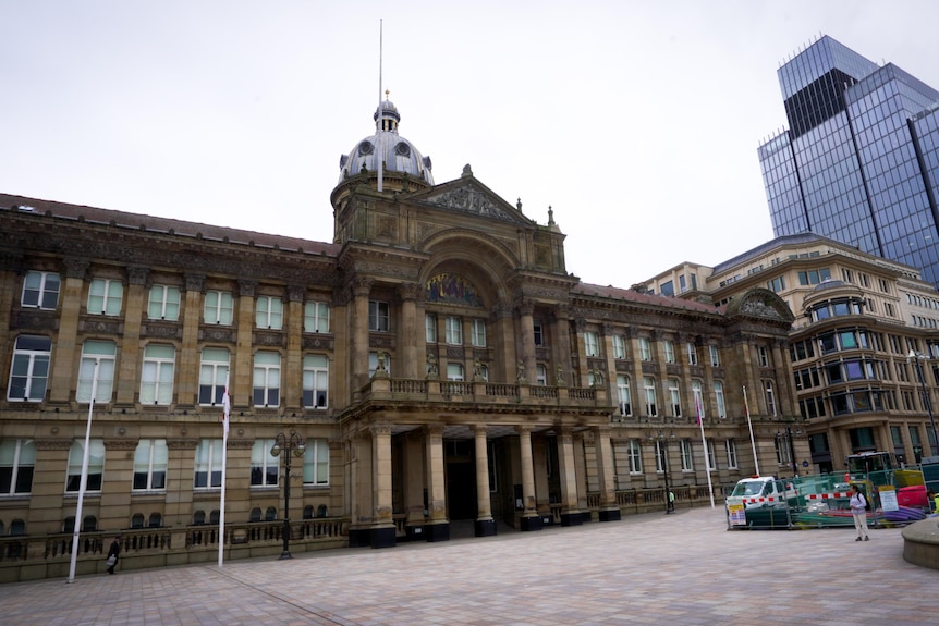 Birmingham City Council's stone building.