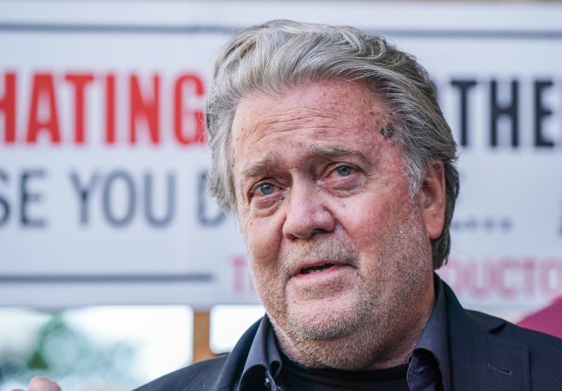 A federal appeals court on Thursday rejected a request from Steve Bannon, former adviser to Donald Trump, to stay out of prison as he fights his contempt of Congress conviction. File Photo by Jemal Countess/UPI