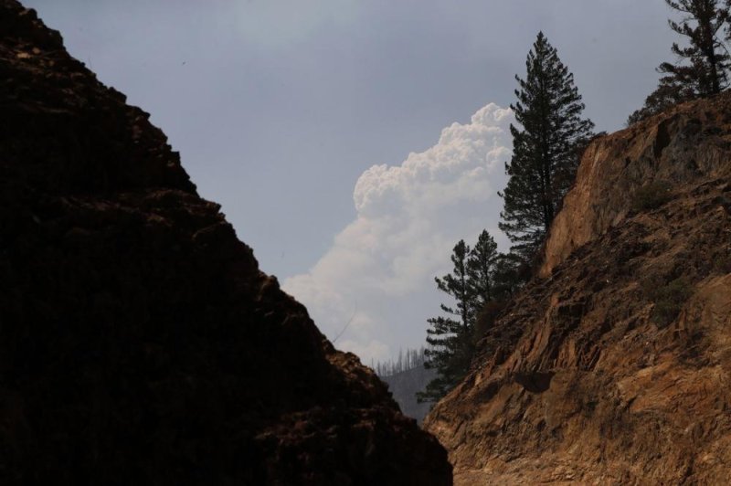 Local officials fear the unauthorized Rainbow Family Gathering in Plumas National Forest could lead to another wildfire like the infamous Dixie Fire that tore through northern California in 2021. File Photo by John G. Mabanglo/EPA-EFE