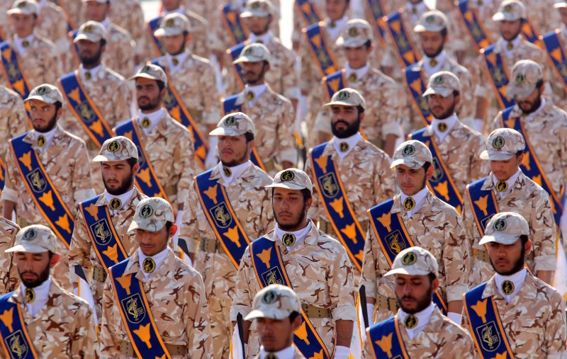 The Canadian government on Wednesday designated Iran's Islamic Revolutionary Guard Corps as a terrorist organization. File Photo by Abedin Taherenareh/EPA-EFE/ABEDIN TAHERKENAREH