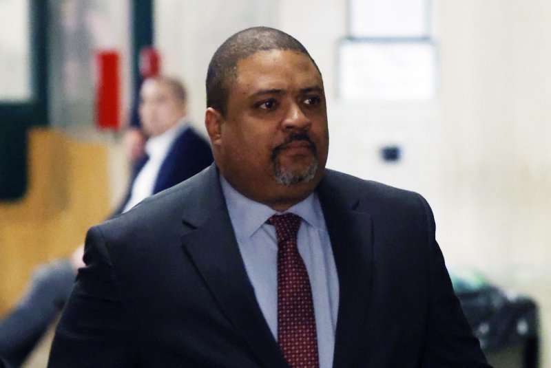 Manhattan District Attorney Alvin Bragg's prosecutors said the NYPD has logged 56 "actionable threats" against the DA, his family or employees in the past three months. File Photo by John Angelillo/UPI