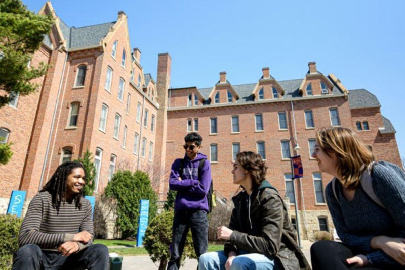 Cornell College is a private liberal arts college founded in 1853 in Mount Vernon, 18 east of Cedar Rapids, with 1,074 students in 2022-2023. Photo courtesy Cornell College