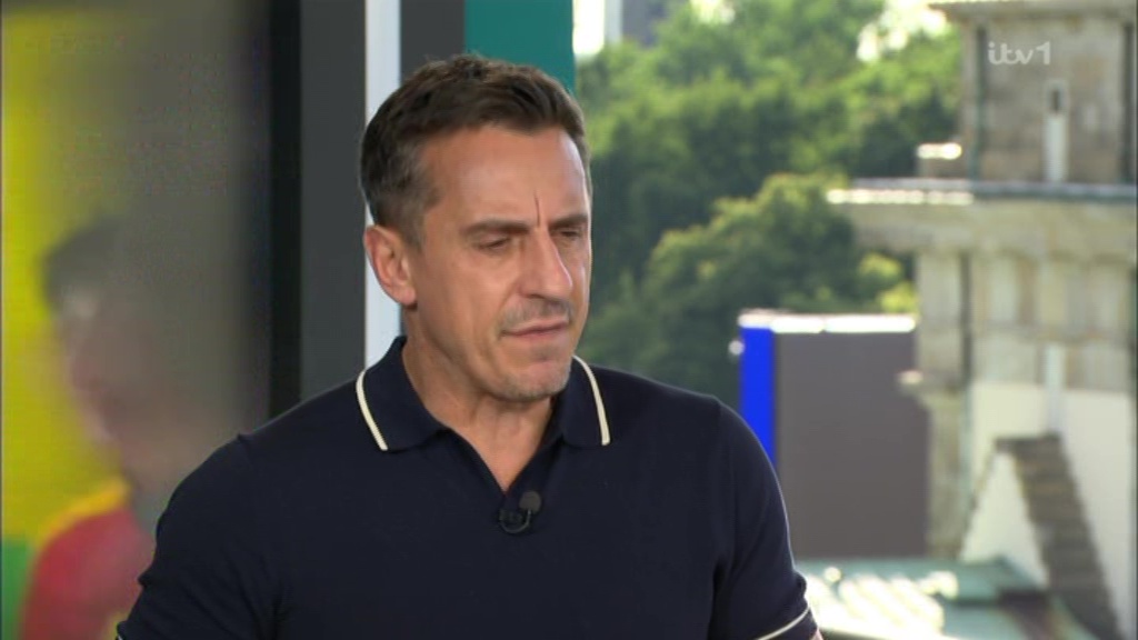 Gary Neville has named the two players who must play against Slovenia