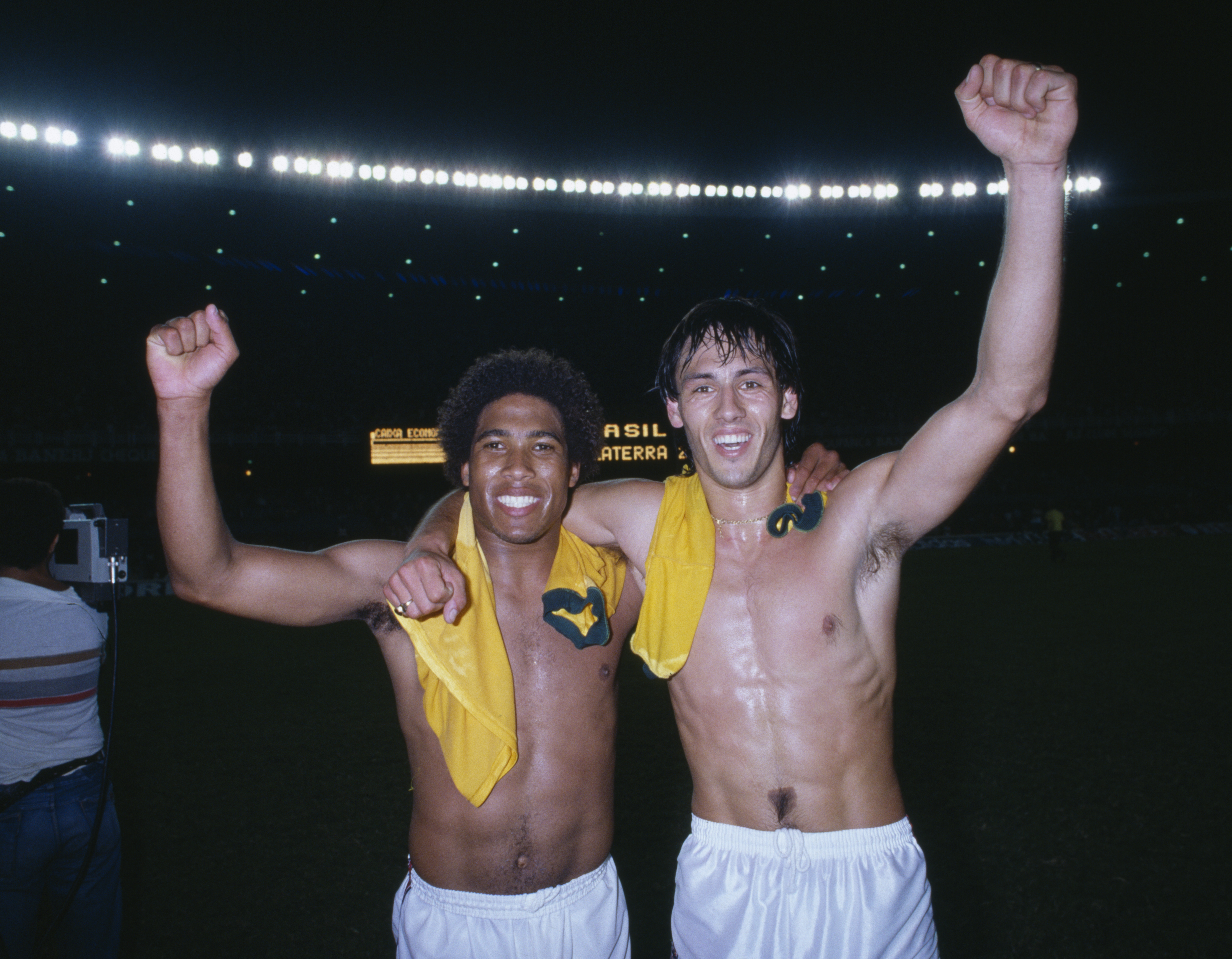 John Barnes and Mark Hateley became heroes for their double act in Brazil