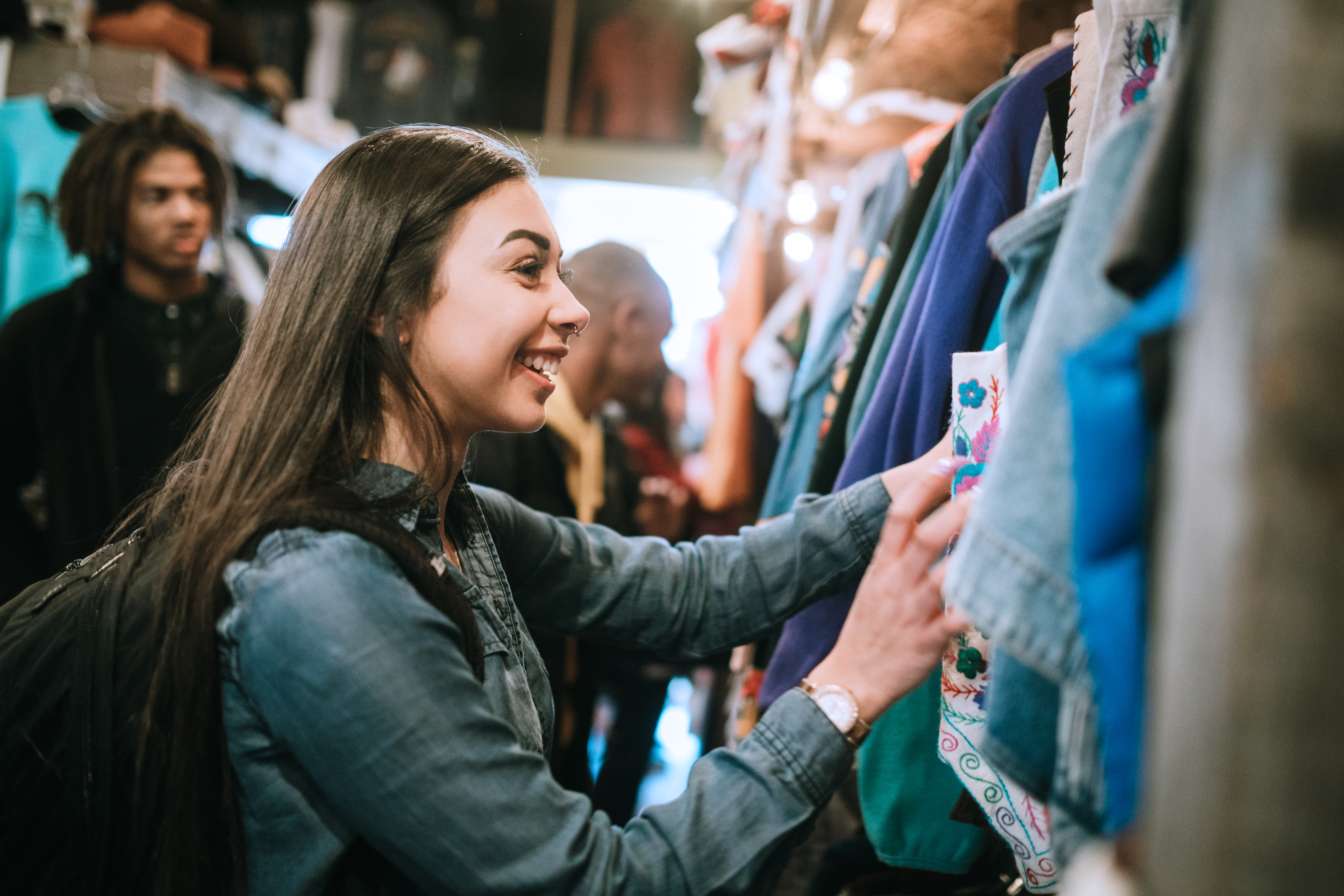 A savvy shopper went on a treasure hunt at the thrift and scored big time (stock image)