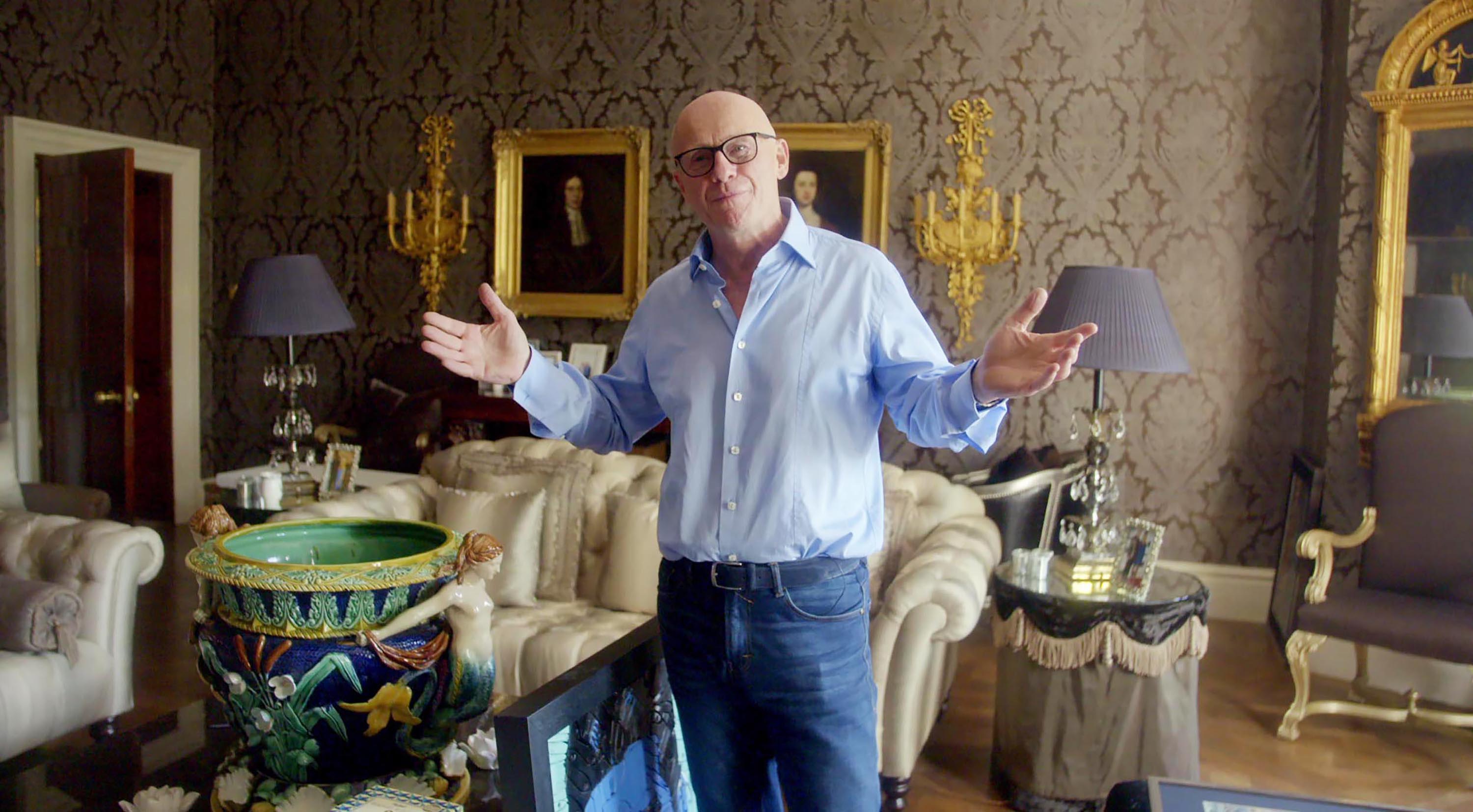 John Caudwell might live in Britain's most expensive home, but his travels are a different story