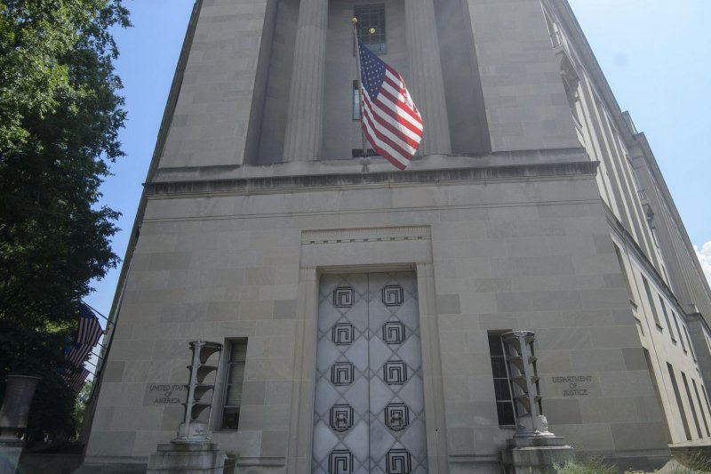 The U.S. Justice Department announced Tuesday that a Michigan man was sentenced to 26 months in prison for conspiring with a White supremacist group that targeted Black and Jewish people, and for defacing a Jewish synagogue. File Photo by Bonnie Cash/UPI