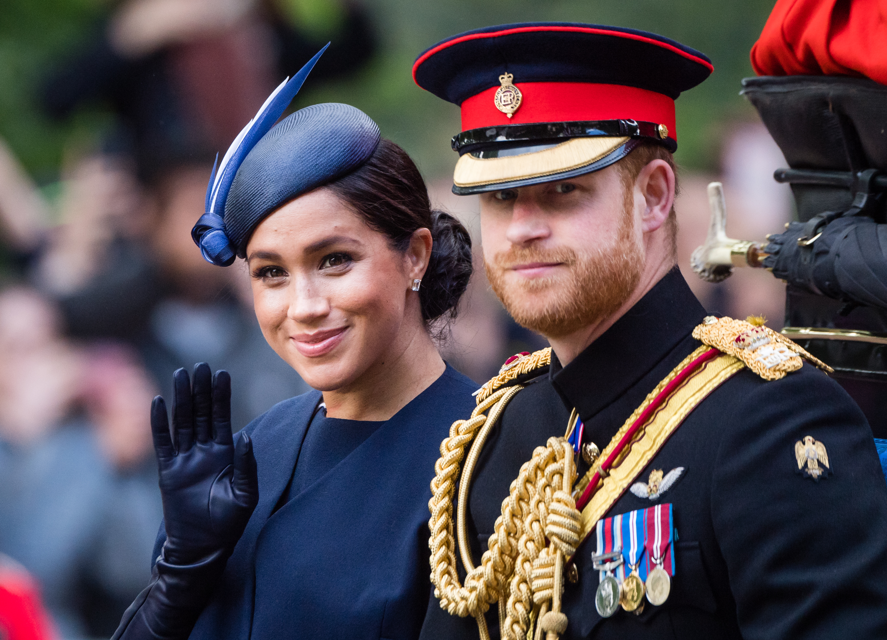 Harry and Meghan last attended Trooping the Colour in 2019