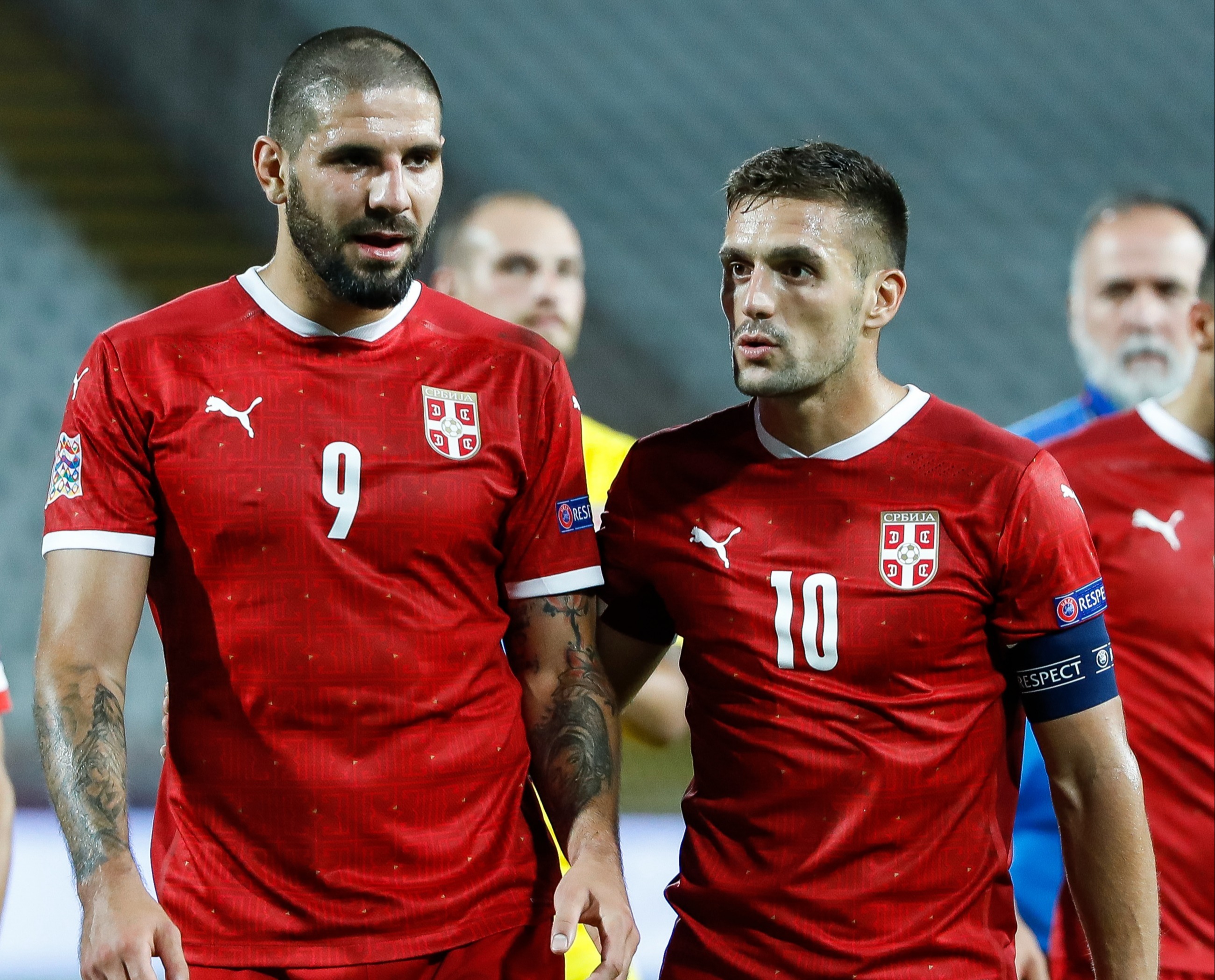 Serbia's hopes will be pinned on Alexsandar Mitrovic and Dusan Tadic