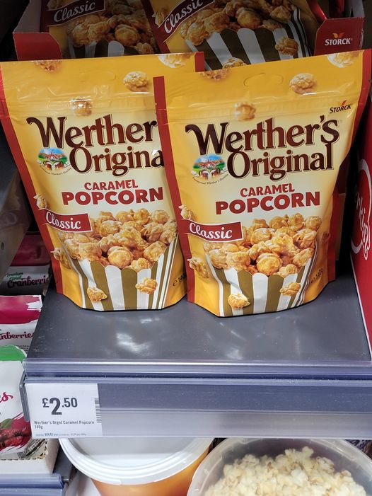 Shoppers are going wild for Werther's original flavour popcorn