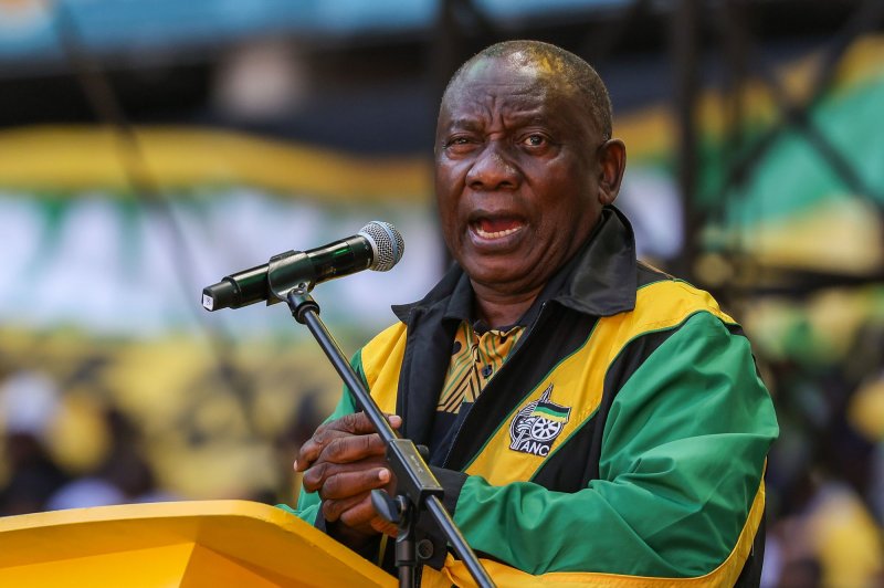 South Africa’s ruling party has lost its majority, putting President Cyril Ramaphosa under pressure to form a coalition government as the polls close in the country's election. Photo by Jemal Countess/UPI