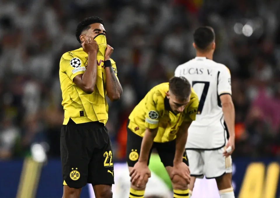 It was misery for Dortmund who suffered a second Champions League final defeat at Wembley