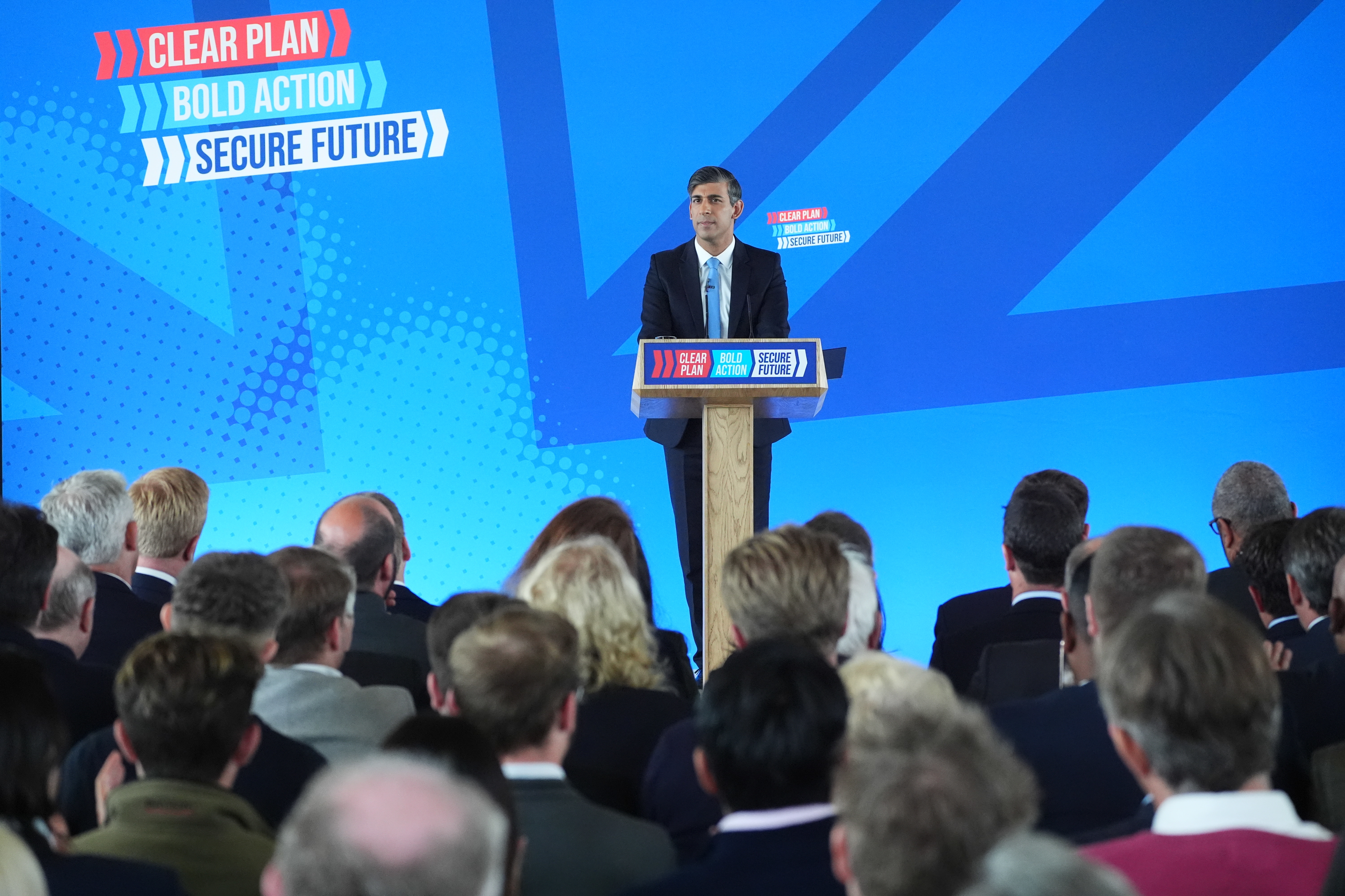 Rishi Sunak confirmed the pledge as he launched the Conservative manifesto in Northamptonshire