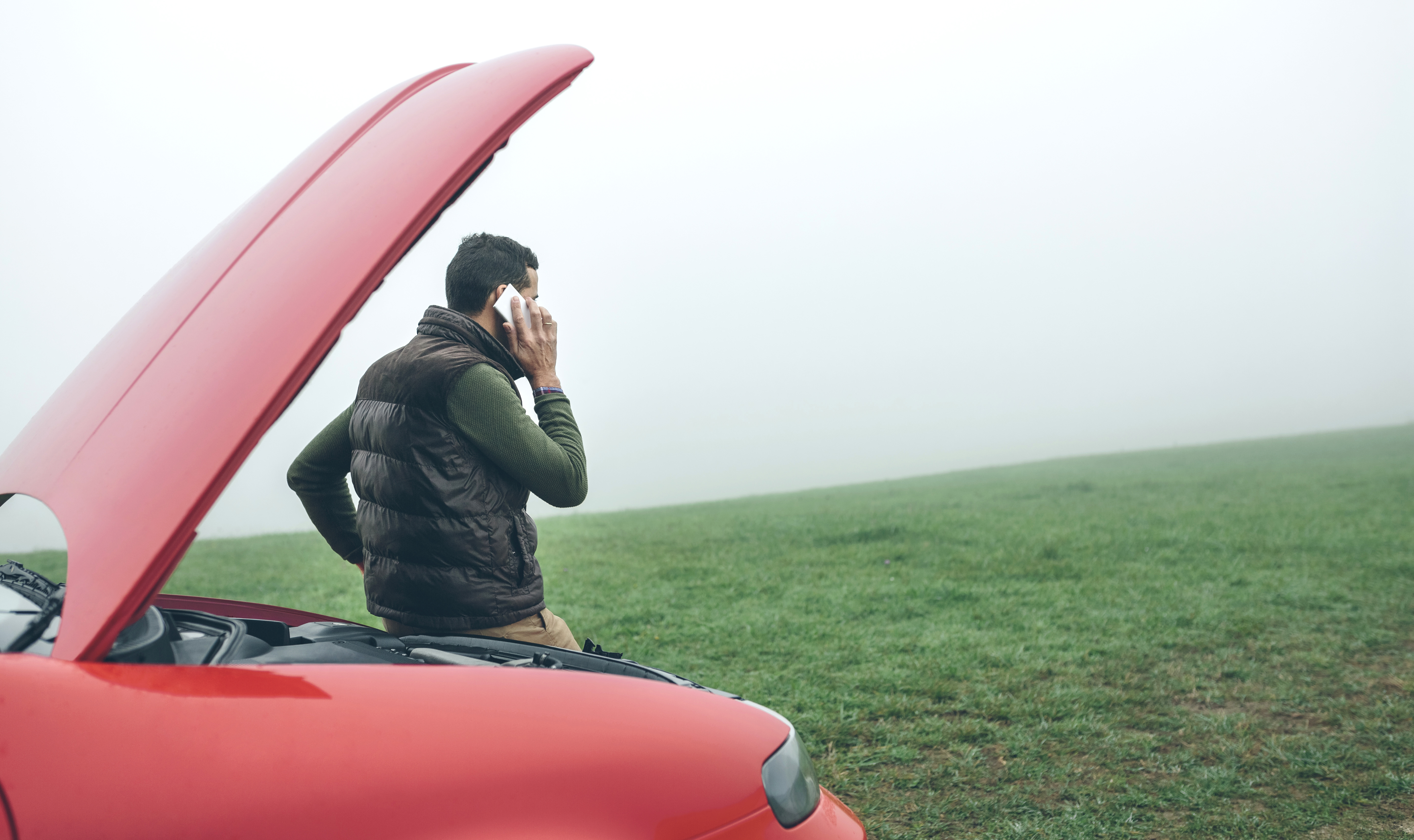 A broken timing belt will cause the engine to fail and will stop your journey